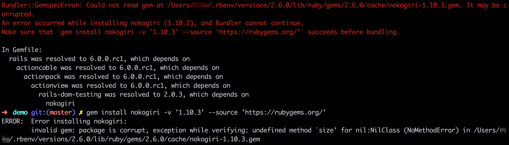 Rubygems Issues For Mac